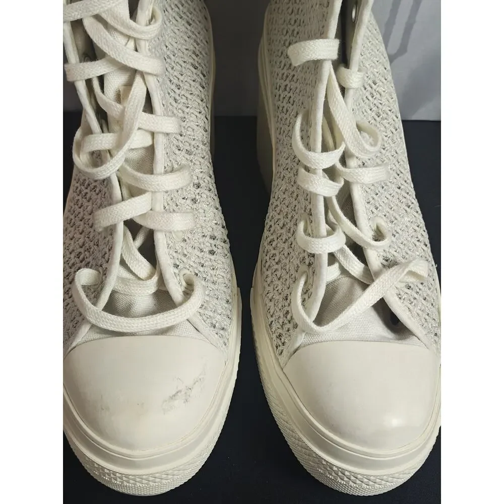 Converse Unisex 10.5 / 12.5 Chuck 70 De Luxe Heel White Platform A07535C Blems